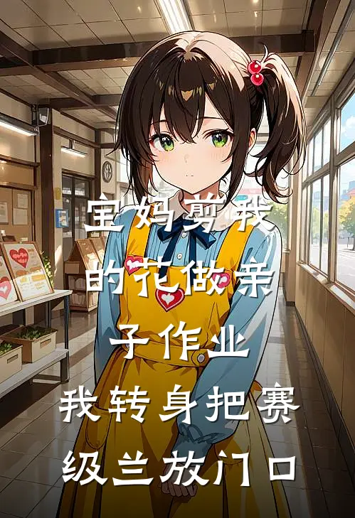 宝妈剪我的花做亲子作业，我转身把赛级兰放门口