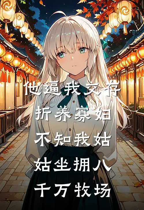 他逼我交存折养寡妇，不知我姑姑坐拥八千万牧场