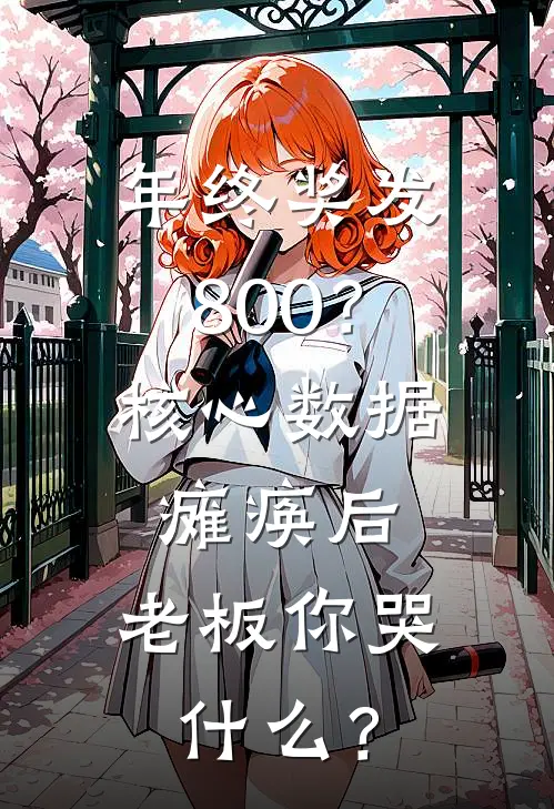 年终奖发800？核心数据瘫痪后，老板你哭什么？