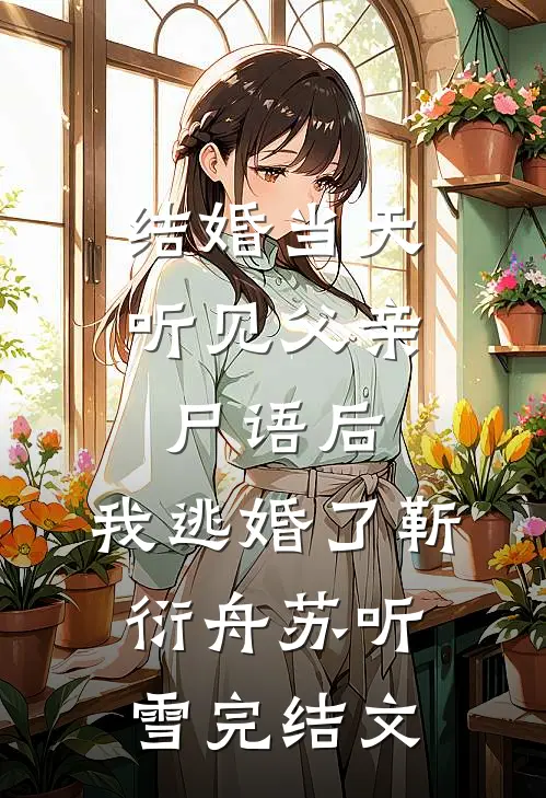 结婚当天听见父亲尸语后，我逃婚了靳衍舟苏听雪完结文