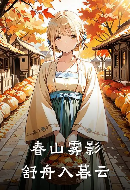 春山雾影，舒舟入暮云