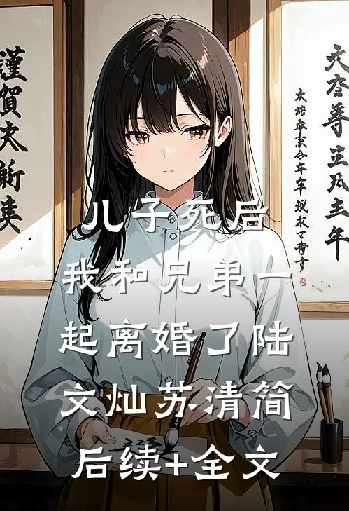 儿子死后，我和兄弟一起离婚了陆文灿苏清简后续+全文