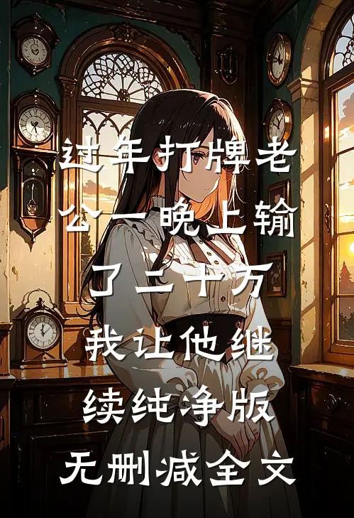 过年打牌老公一晚上输了二十万，我让他继续纯净版：  无删减全文