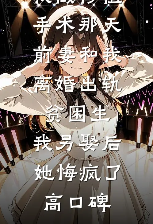 我做移植手术那天，前妻和我离婚出轨贫困生，我另娶后她悔疯了高口碑
