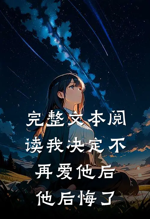 完整文本阅读我决定不再爱他后，他后悔了