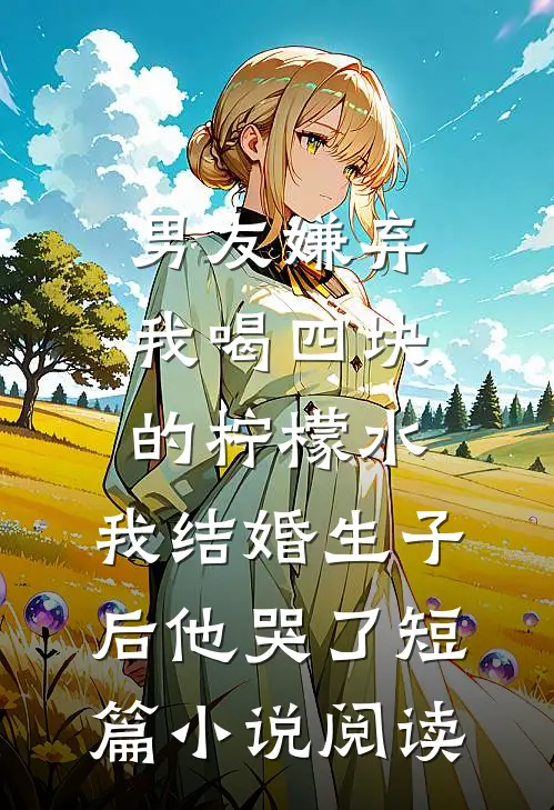 男友嫌弃我喝四块的柠檬水，我结婚生子后他哭了短篇小说阅读